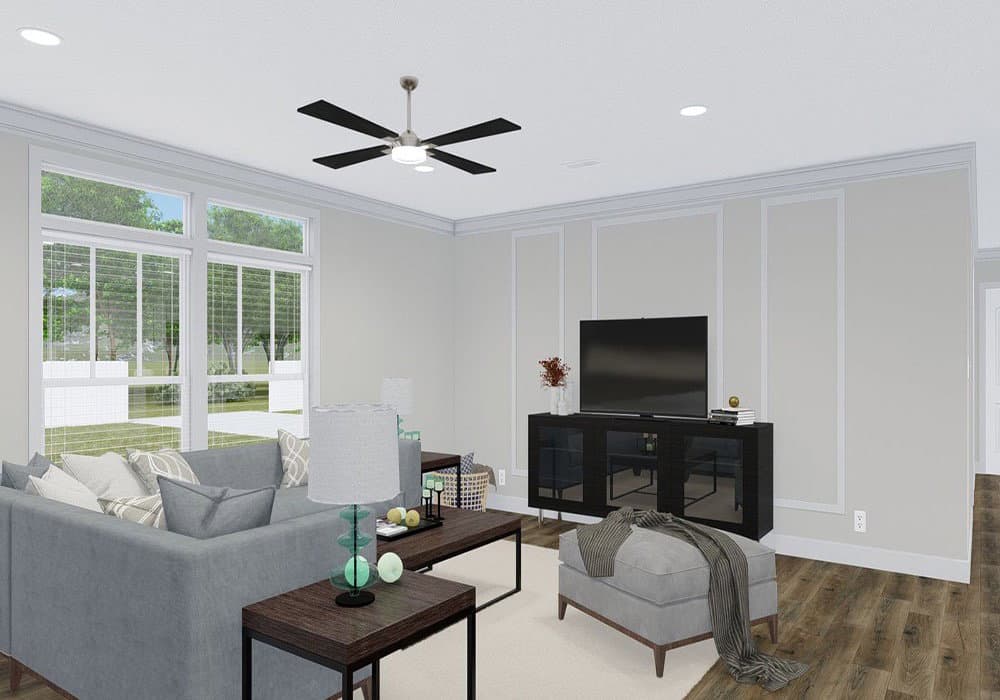 The armani interior home features