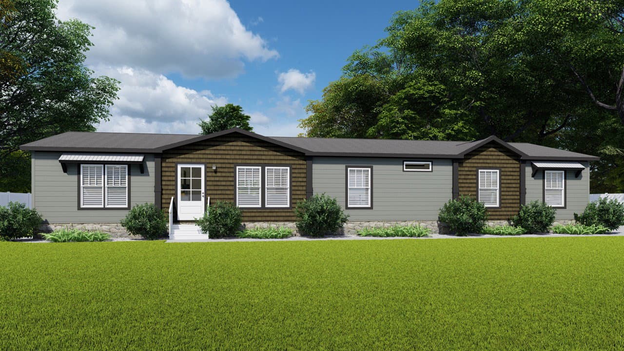 The louis hero, elevation, and exterior home features