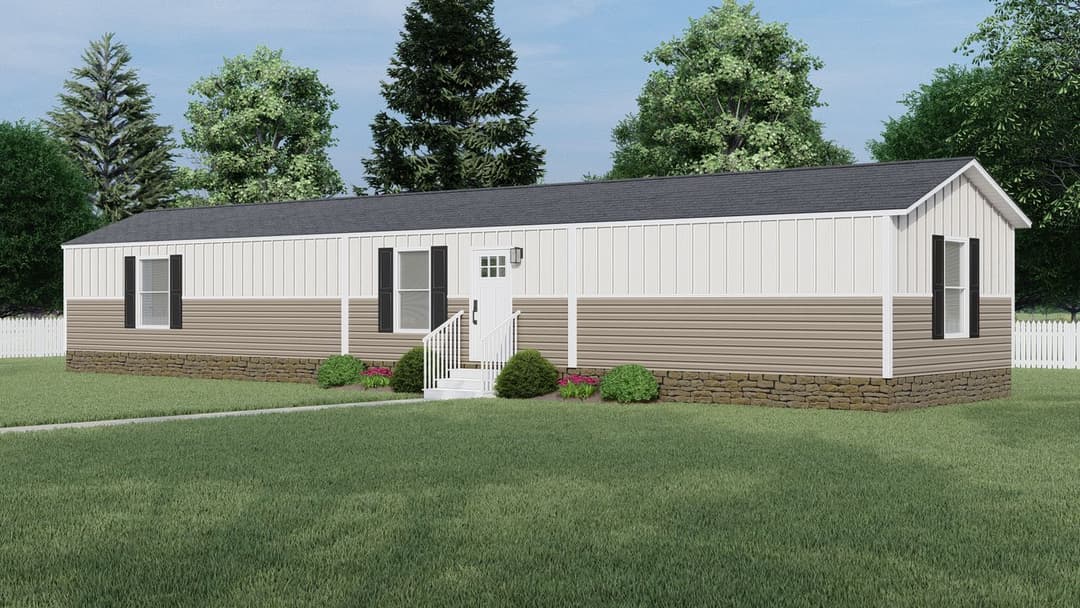 Clark elevation and exterior home features