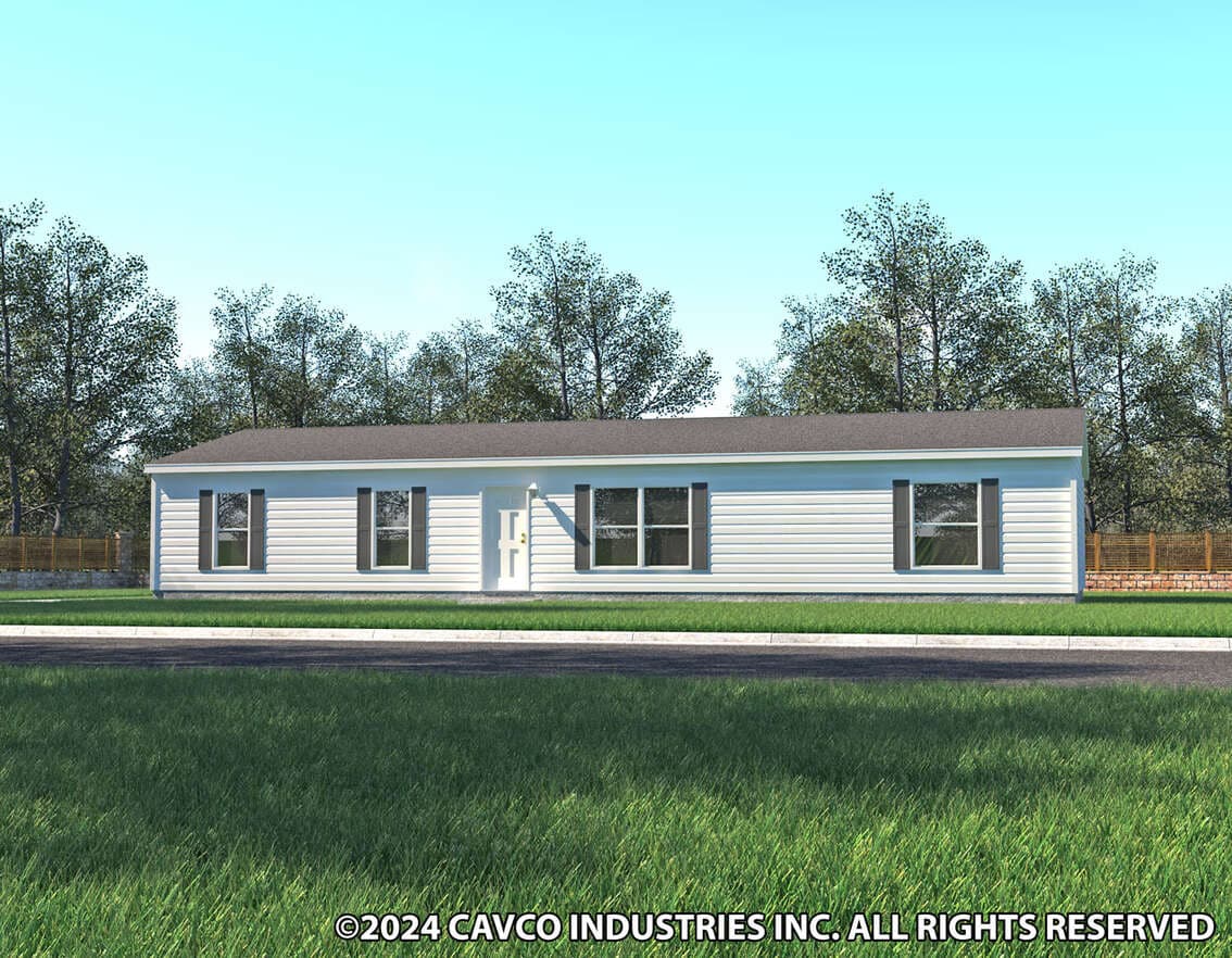 Canyon lake multi-wide 28603t exterior, elevation, and hero home features