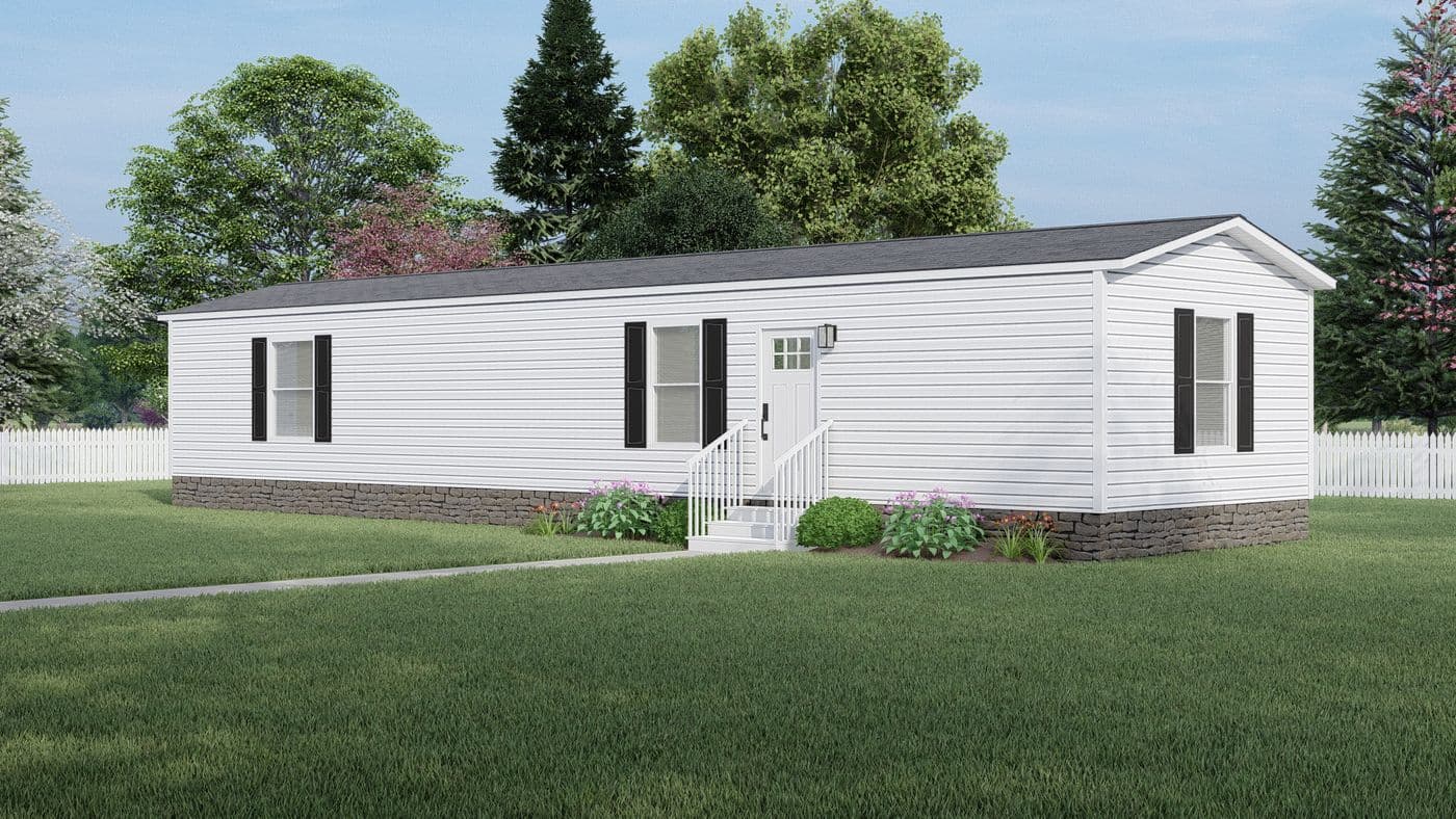 Lewis hero, elevation, and exterior home features
