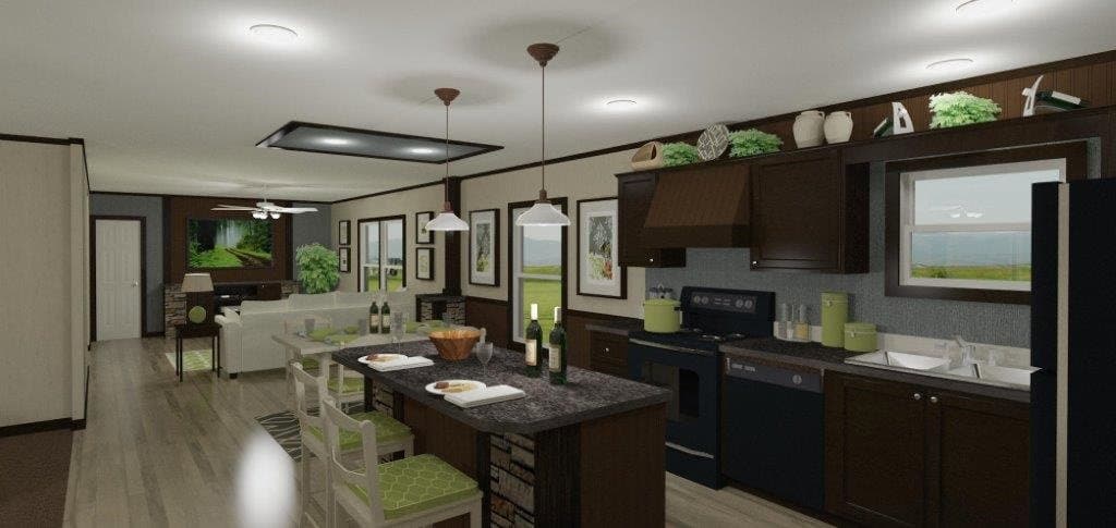 Canyon lake multi-wide 28603t interior and kitchen home features
