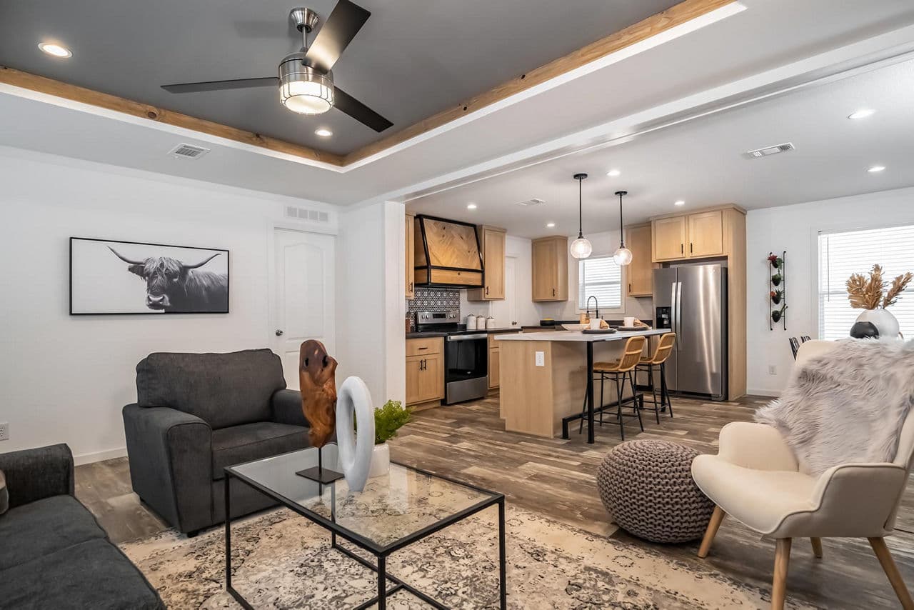 The pelican interior home features