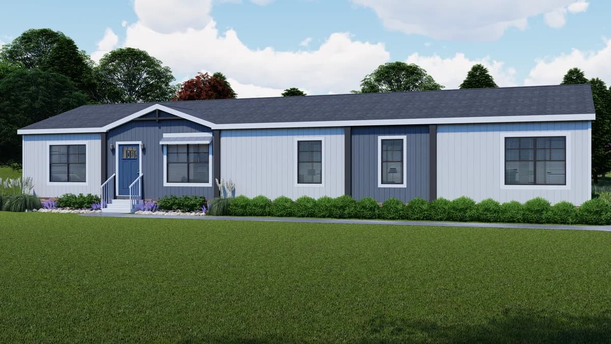Farm 4 flex hero, elevation, and exterior home features