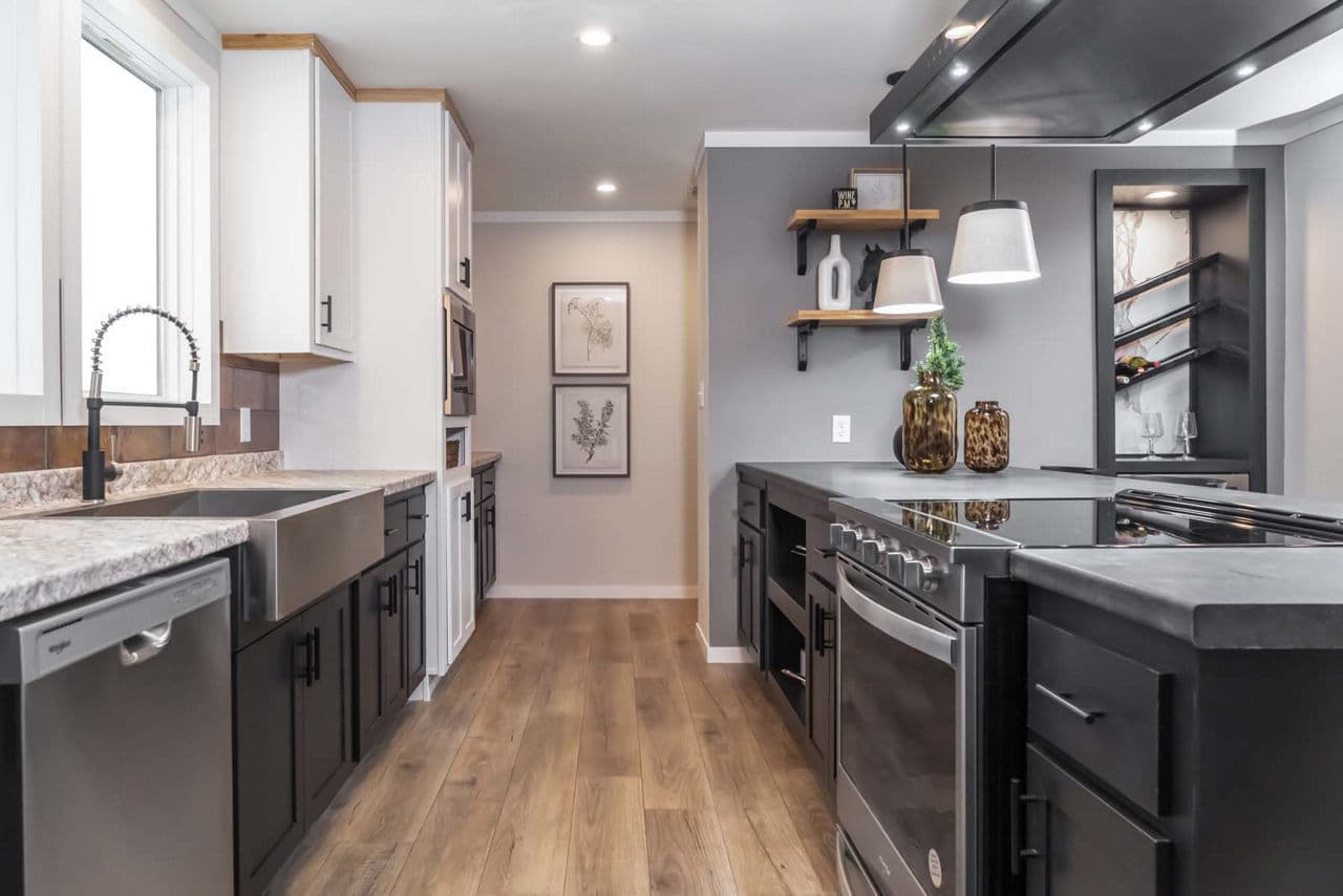 Bourbon kitchen home features