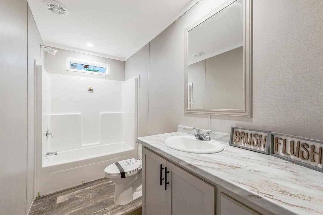 The magazine bathroom home features