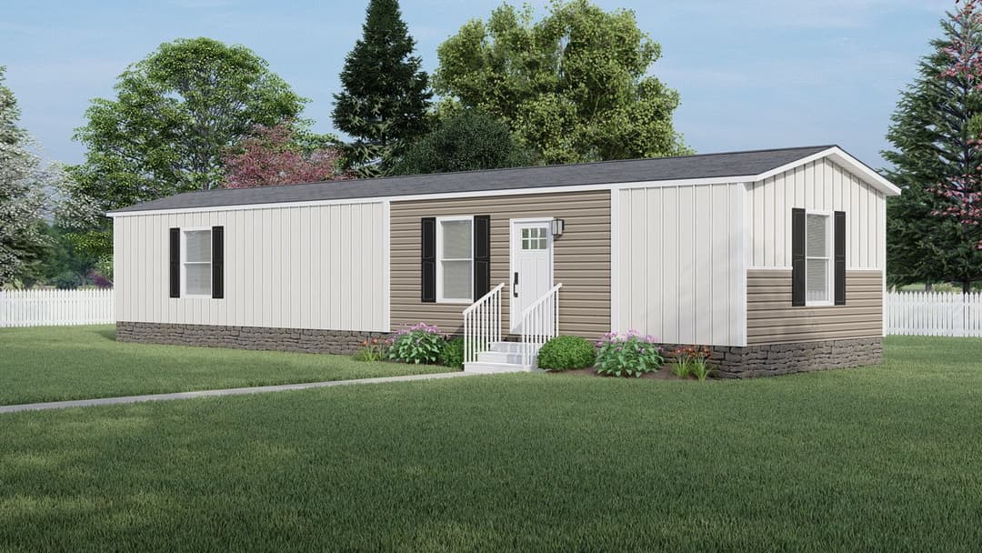 Lewis elevation and exterior home features