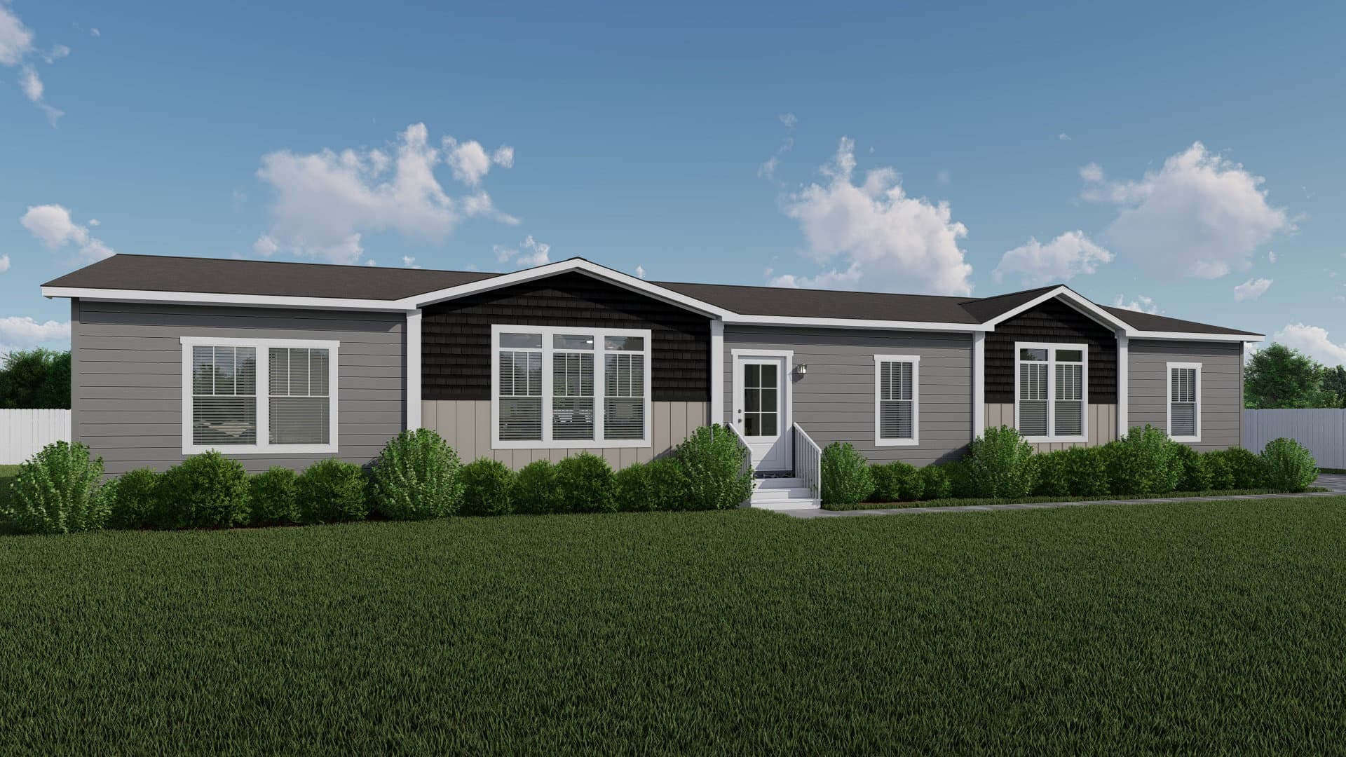 The atlas elevation, hero, and exterior home features