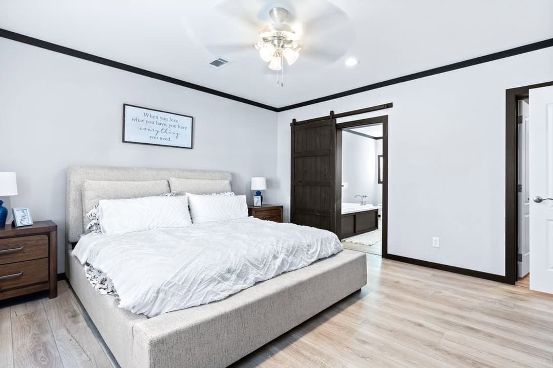 The louis bedroom home features