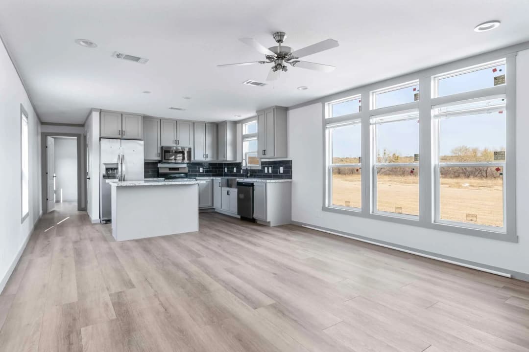 The mesquite interior home features