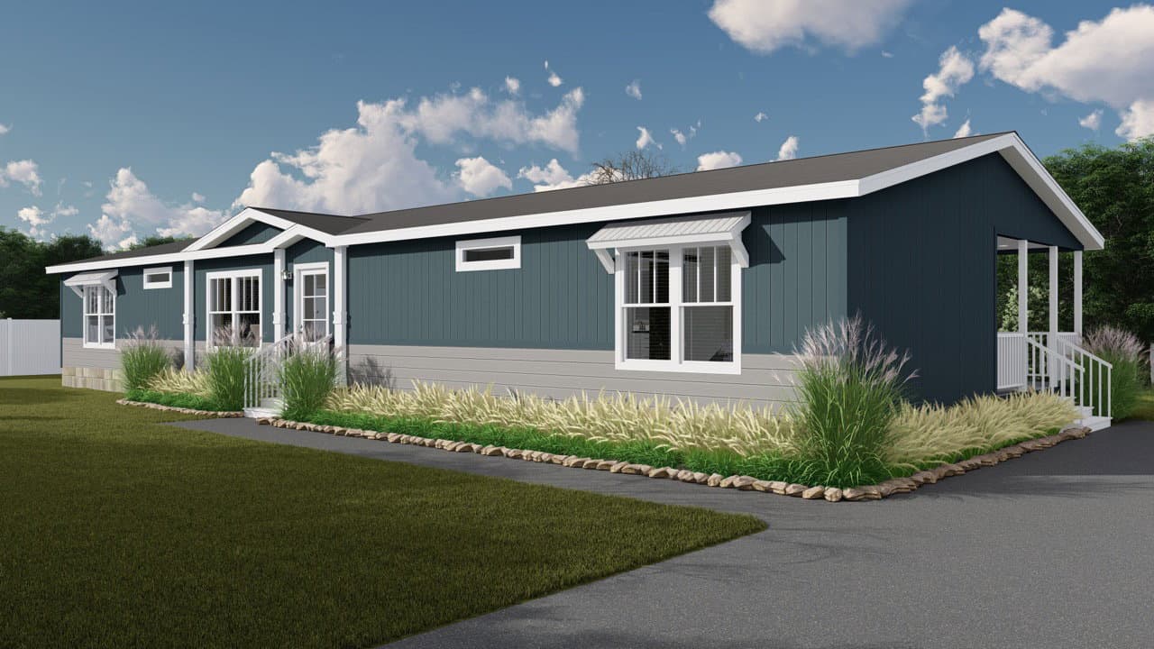 The chanel elevation and exterior home features